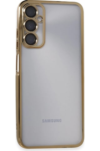 Newface - 276 - Samsung Galaxy Uyumlu A05s Kılıf Razer Lensli Silikon - Csmo-tex - - Gold