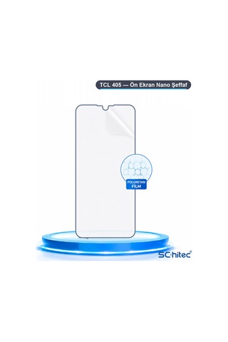 Tcl 405 Uyumlu Ön Yüzey Nano Şeffaf Hidrojel Ekran Koruyucu 58862601