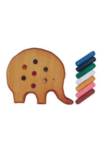 Çubuk Dizme Oyunu Ahşap Fil