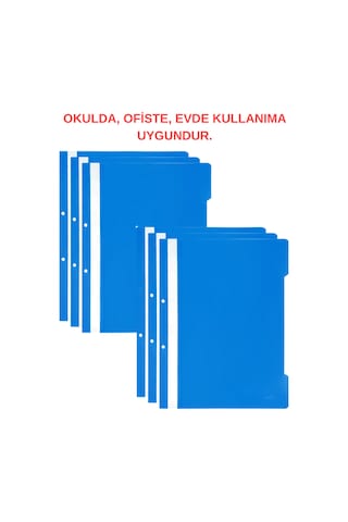 Telli Dosya 50 Li Mavi Evrak Ve Doküman Düzenleme Dosyası Mavi