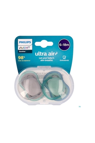 8698863495280 - Philips Avent Ultra Air Emzik 6-18 Ay 2li Erkek Scf085/16