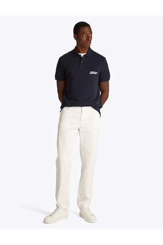 Tommy Hilfiger Tommy Hılfıger Erkek T-shırt Mw0mw38488-dw5 Lacivert
