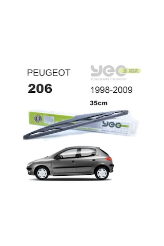 Peugeot 206 Arka Silecek 1998-2009