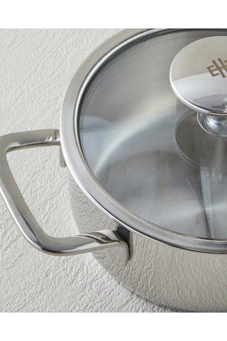 English Home Siena Çelik Mini Tencere 16x8 Cm Silver Silver