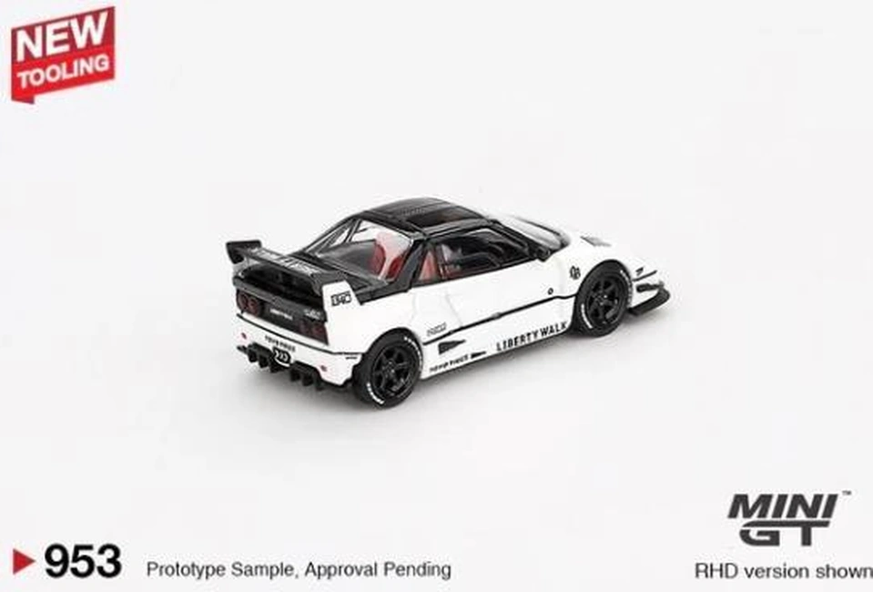 Mini Gt 953 Mazda Az-1 Liberty Walk Lb40 White 2024 Tokyo Auto Salon 1/64 Model Araba