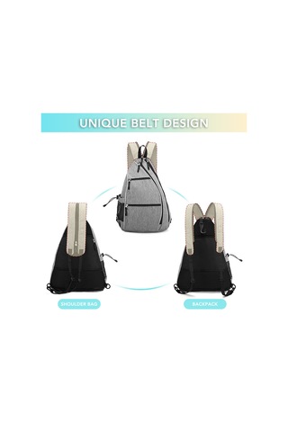 Pickleball Sırt Çantası Ayarlanabilir Sling Çanta Pickleball,çok Renkli Diğer Çok Renkli