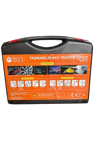 Taşınabilir Akü Takviye Cihazı, Jump Starter, Lastik Şişirme Pomp