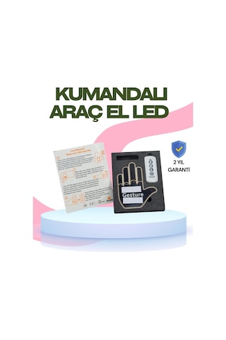 Kargo Yüksek Görünürlüklü Otomobil Işığı 3 Modlu Led Arka Cam Aksesuarı, Pratik Ve Eğlenceli Najmaddin Çok Renkli