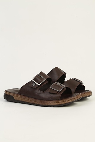 Pierre Cardin Pc-7440 Erkek Deri Terlik Taba