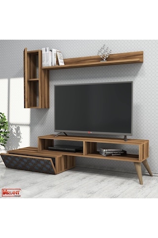 Variant Planet Tv Ünitesi - Mavi / Ceviz