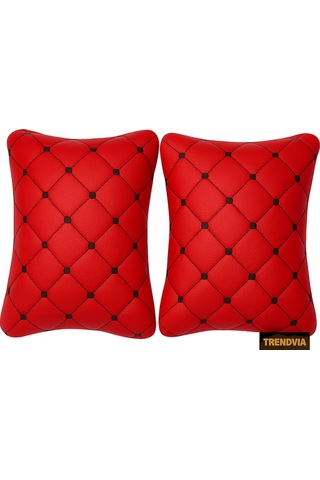 Tofaş Şahin Doğan Kartal Yüksek Ön Göğüs Siyah-kırmızı Torpido Kılıfı / Kırmızı-siyah Boyun Yastığı