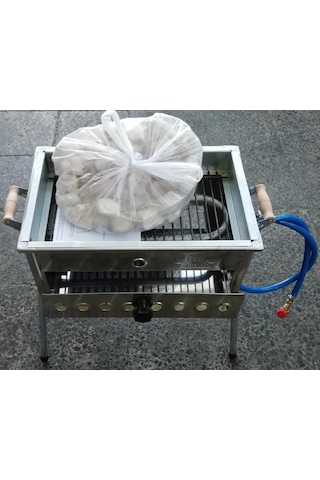 Birçelik Tüplü CE Belgeli Mangal Gümüş