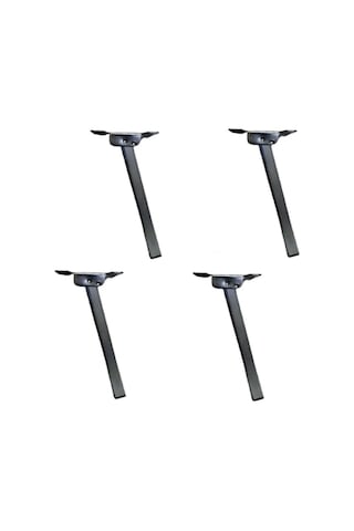 Metal Yer Sofrası Ayağı 22 Cm 4 Adet Yemek Yufka Açma Sofra Ayağı Katlanır Metal Sofra Ayağı Gri