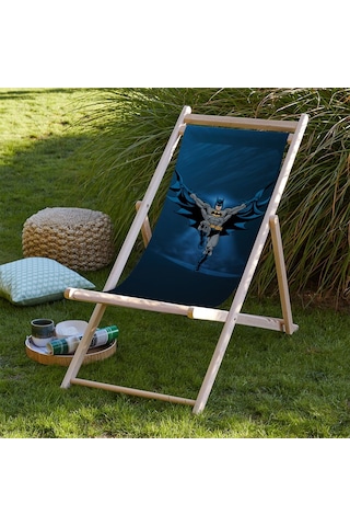Bluehomeconcept Adawall Home Navy Blue Batman Şezlong