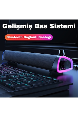 Niye V8 Dailylink Bluetooth Güçlü Hoparlör Bas Subwoofer Soundbar