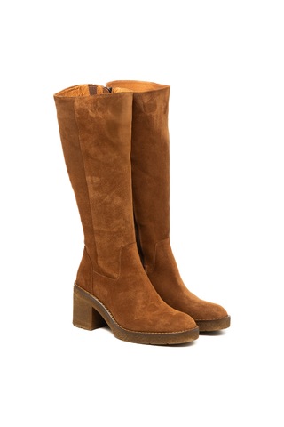 Cuoio Çizme Kadın 25k12075xs Vergelio Suede Cuoio