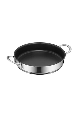 Wmf Mini 18 Cm Sığ Tencere, Yapışmaz Kaplamalı, Cromargan Yüksek Kaliteli Parlak Paslanmaz Çelik, İndüksiyon Uyumlu, Üst Üste Saklanabilir, Küçük Porsiyonlar İçin Açık Bej
