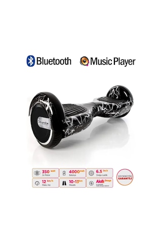 Citymate Elektrikli Kaykay Hoverboard Akıllı Denge 6.5 Inch + Hoverkart + Çanta Extrem Paket D02