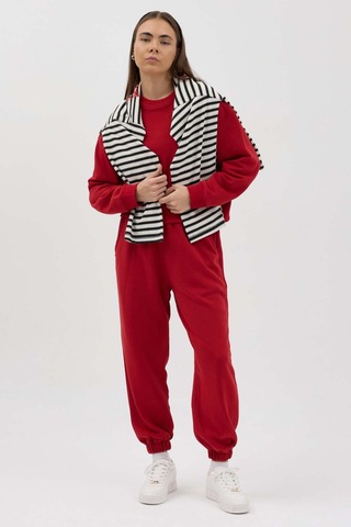 Buly Cozy Bisiklet Yaka Sweatshirt Kırmızı