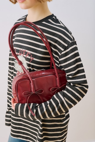 Manuka Lola Fiyonklu Baget Çanta Bordo Ss26cnt00033-26