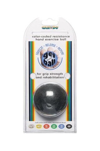 Cando 1495 Sert Sıkma Egzersiz Topu Siyah