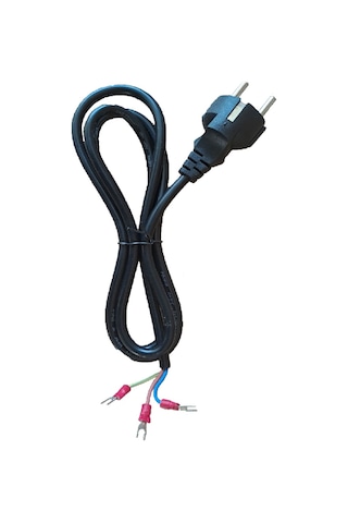 Gabble Güvenlik CCTV 3x0.75 MM Pabuçlu Power Kablo 1.5 M