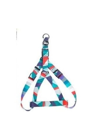 Ally Paws Geometrik Köpek Göğüs Tasması Göğüs: 30 Cm X 60 Cm Çok Renkli