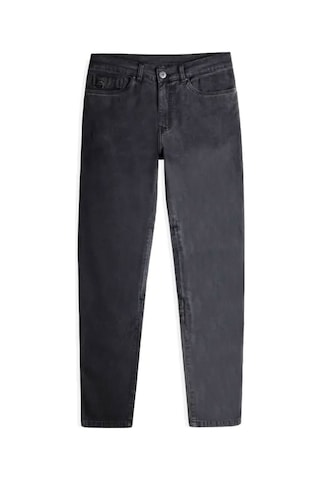 Knox Colton Slim Korumalı Denim Motosiklet Pantolonu Koyu Gri