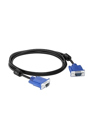 Vga Kablosu Ekran Lcd Led Monitör Bağlantı 15 Pin Bağlama Ara Pc