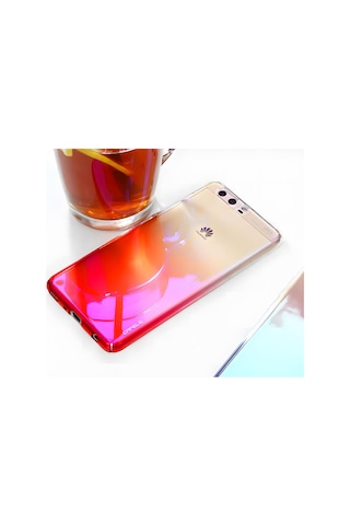 Huawei P10 Plus Kılıf Parlak Renk Geçişli Kılıf 001