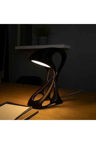 Modern Tasarım Masa Lambası Siyah