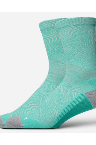 Asics Fujıtraıl Graphıc Crew Sock Yeşil Koşu Çorabı 3013b327-300