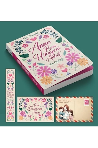 İyi Ki Varsın Anne Ayraç Kartpostal - Annem Ve Ben - Anne Bana Hikayeni Anlat