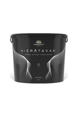 Pamukkale Hiera Yüksek Örtücü Tavan Boyası 3.5 Kg Karbeyaz Diğer