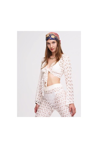 La Garita Jude Beyaz Crop Top&pantolon Set Beyaz Beyaz