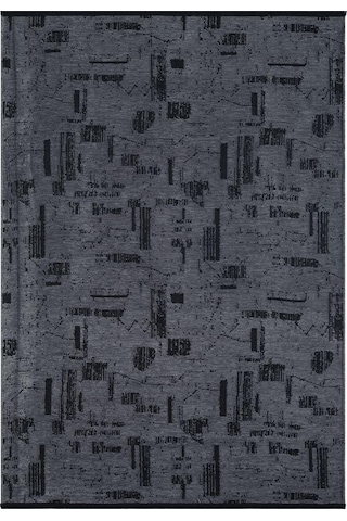Çam Halı Bodrum Bdr 115 Antrasit Özel Latex Kaymaz Tabanlı Kilim
