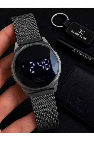 Dijital Led Dokunmatik Ekranlı Suya Dayanıklı 2 Yıl Garantili 3 Atm Unisex Kol Saati Vs.blkt.1109 Gümüş