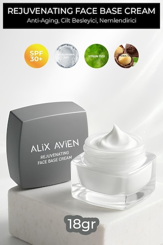 Alix Avien Rejuvenating Face Base Çok Amaçlı Gençleştirici Makyaj Bazı Kremi SPF30