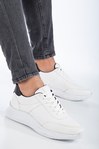 Daxtors Fokus Günlük Ortopedik Erkek Sneaker Spor Ayakkabı Beyaz