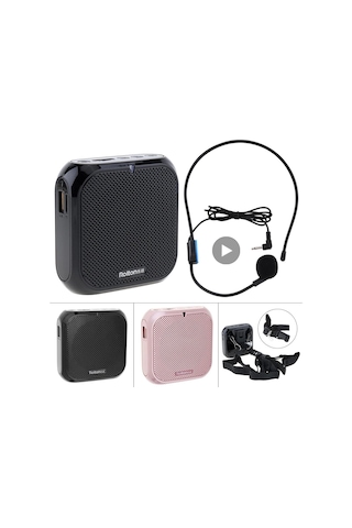 Jialan Mini Kablolu Headworn Mikrofon Ses Amplifikatörü Hoparlör