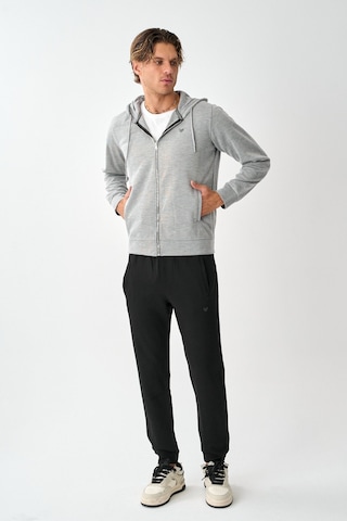 Dechers Tech Fleece Double Face Kapüşonlu Erkek Eşofman Takım E213-20 Açık Gri