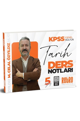 Retro Yayıncılık 2026 Kpss Tarih 5yüz Ders Notları Soru Bankası 2 Li Set - Mehmet Celal Özyıldız Retro Yayın