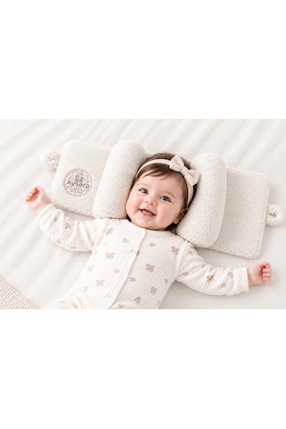 Ortapedik Bebe Yastığı Beyaz