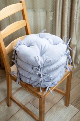 Slavica Sandalyeler Ve Tabureler İçin Yuvarlak 35x35 Cm Yastık Seti 2 Adet 190310400 Leylak