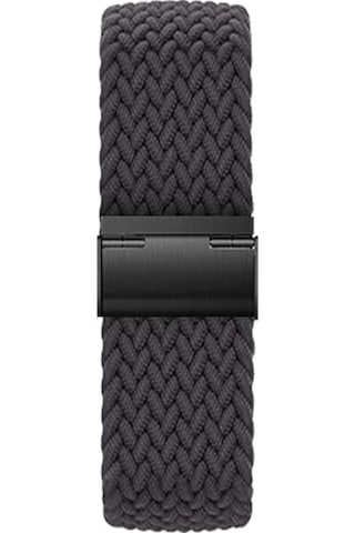 Samsung Galaxy Watch 8 40mm / 44mm / 46mm Classic Uyumlu Metal Clips Kumaş Örgü Akıllı Saat Kordon
