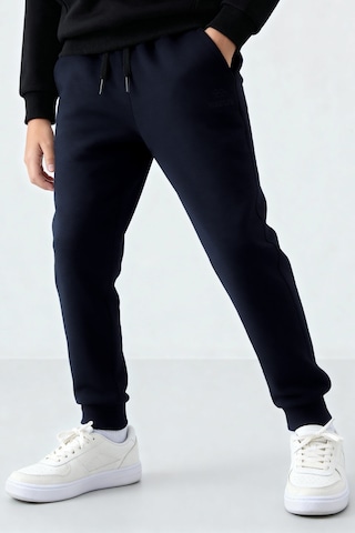 Tommylife Lacivert Standart Fit Manşetli İnce Erkek Çocuk Eşofman Alt - 11205 Lacivert