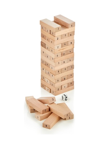 Totteriq Sayılı Jenga Numaralı Denge Oyunu