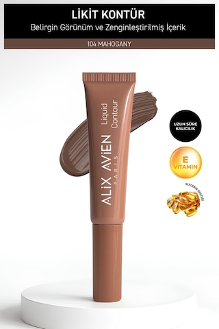 Alix Avien E Vitaminli Nemlendiren Kremsi Likit Kontür 104 Mahogany