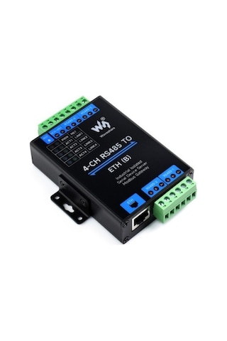 Endüstriyel 4 Kanal Rs485 - Rj45 Ethernet Modülü