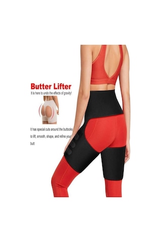 Wmoloxs Bel Bacak Terletici Spor Korsesi Karın Göbek Yakıcı Toparlayıcı Korse Kalça Korse